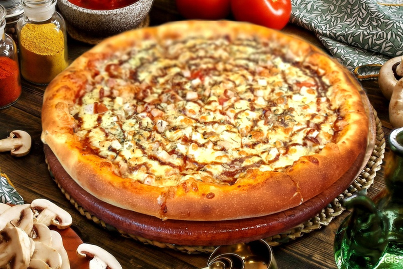 Пицца «Мясное барбекю» 32 см